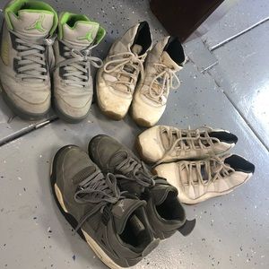 Very used Authentic Jordan’s. maybe a new owner can refurbish them? Sold as is!